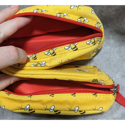 Yellow Bee Wristlet (2)