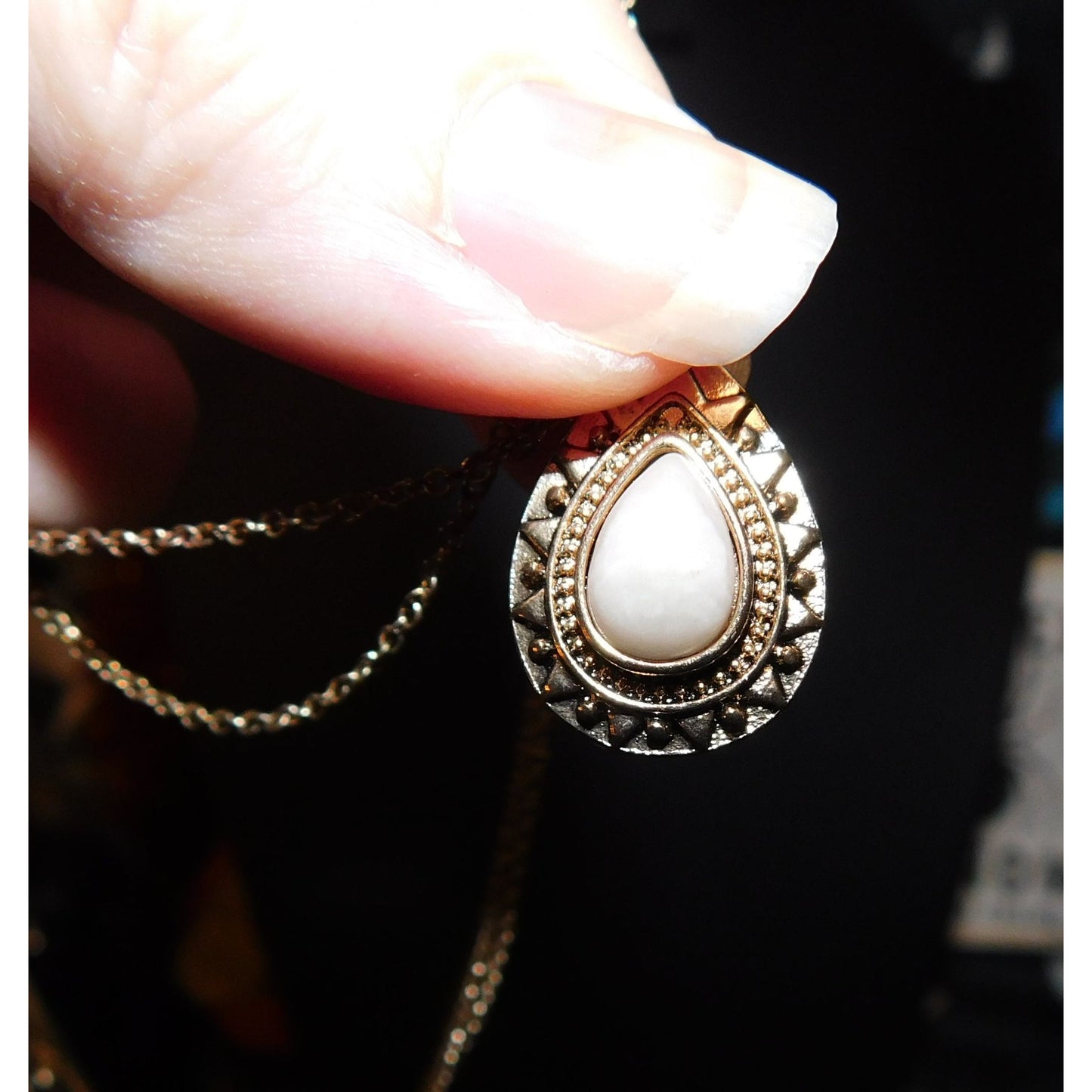 Celestial Goddess Gold Tone Multilayer Necklace