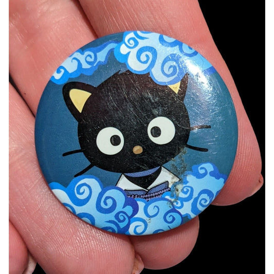Naruto x Hello Kitty Chococat Button