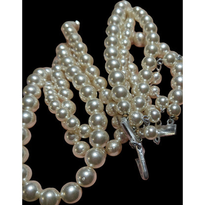 Vintage Japan Faux Pearl Necklace