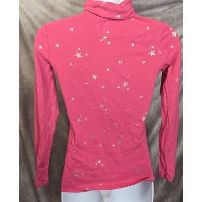 Cherokee Pink Star Turtleneck