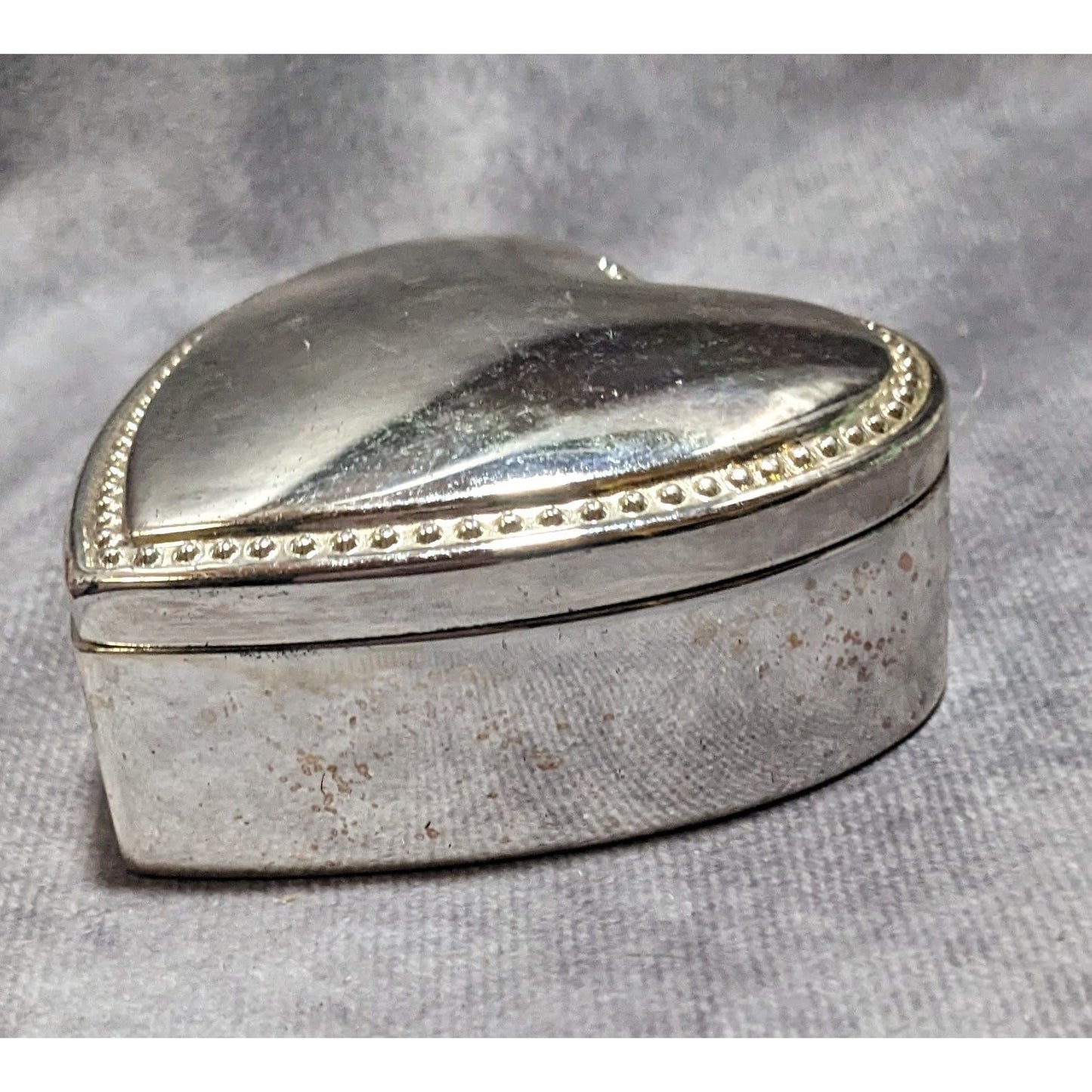 Things Remembered Silver Heart Trinket Box