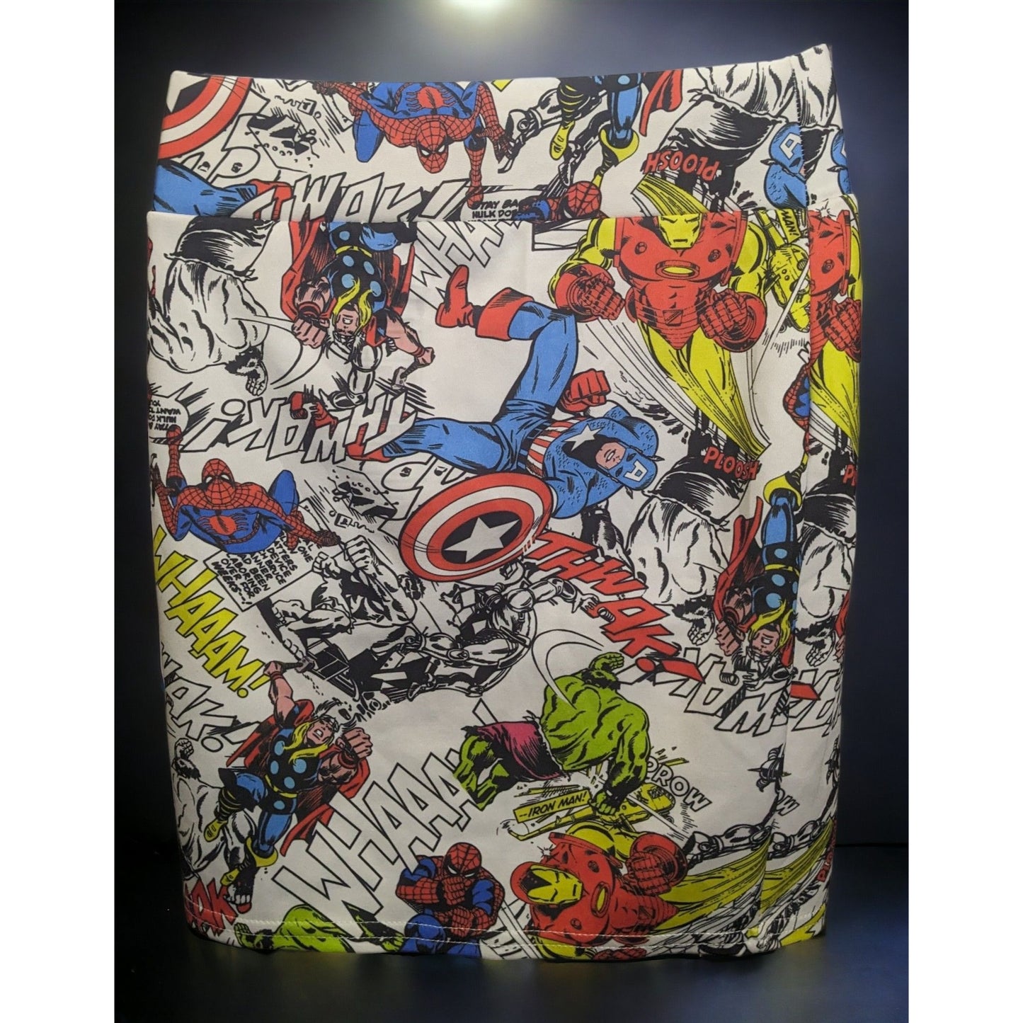 Mighty Fine Marvel HerOes Comic Book Mini Skirt