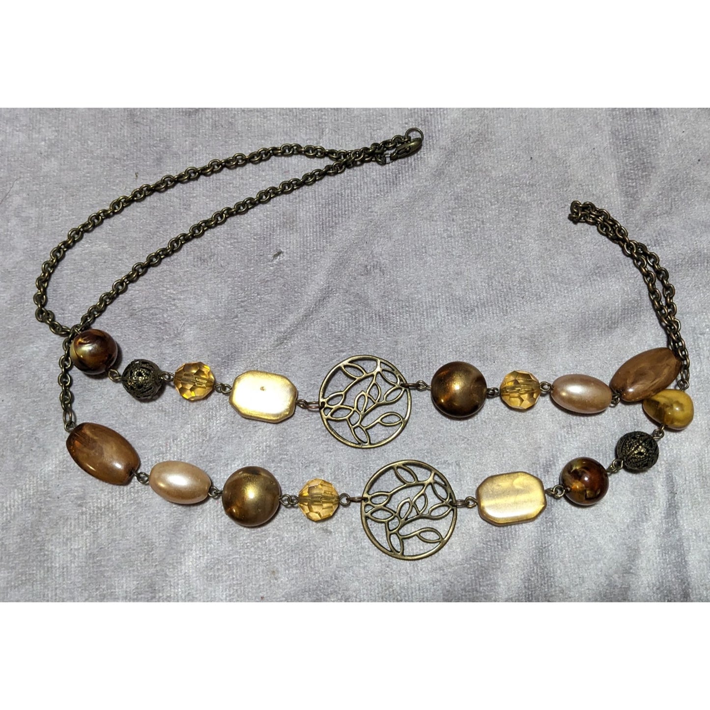 Bohemian Floral Earthy Necklace