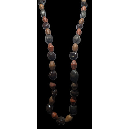 Chunky Wooden Beaded Necklace