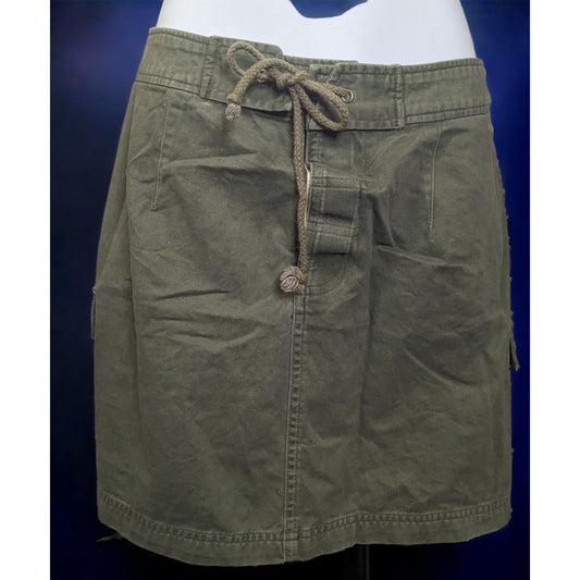 Rue21 Army Green Cargo Skirt