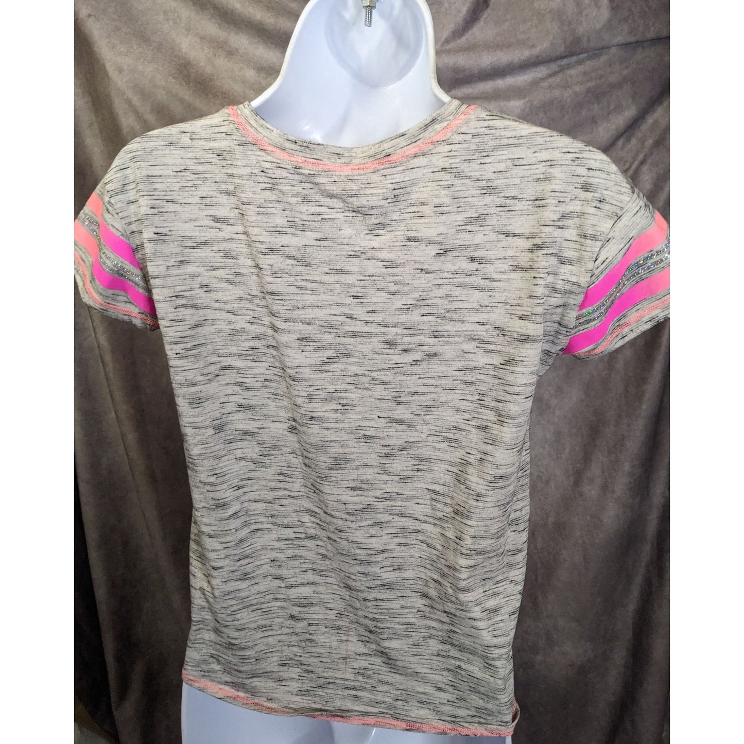 SO Pink And Grey Glitter Perfect Active Tee