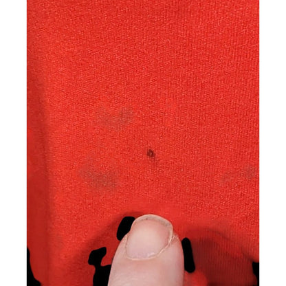 Vintage 70s Miss Shaheen Red And Black Gothic Tunic Size 12