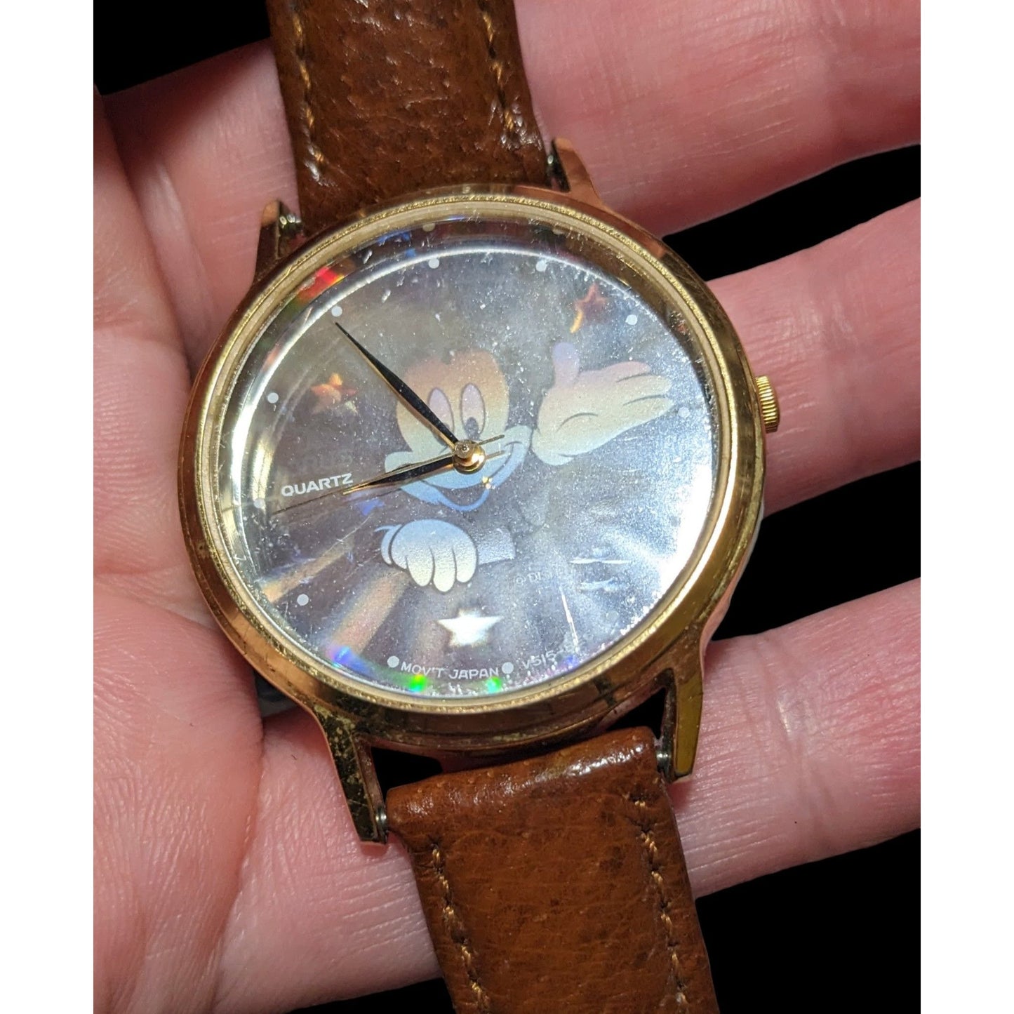 Vintage Lorus Holographic Collectible Mickey Watch