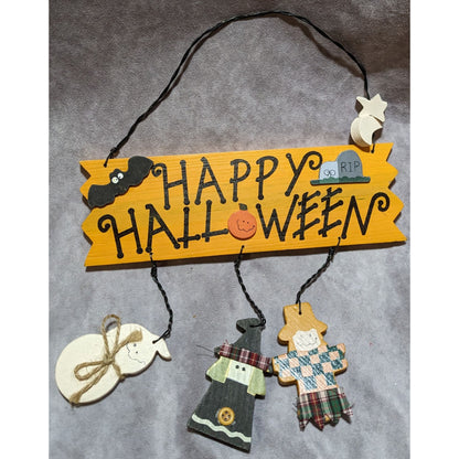 Happy Halloween Wooden Sign