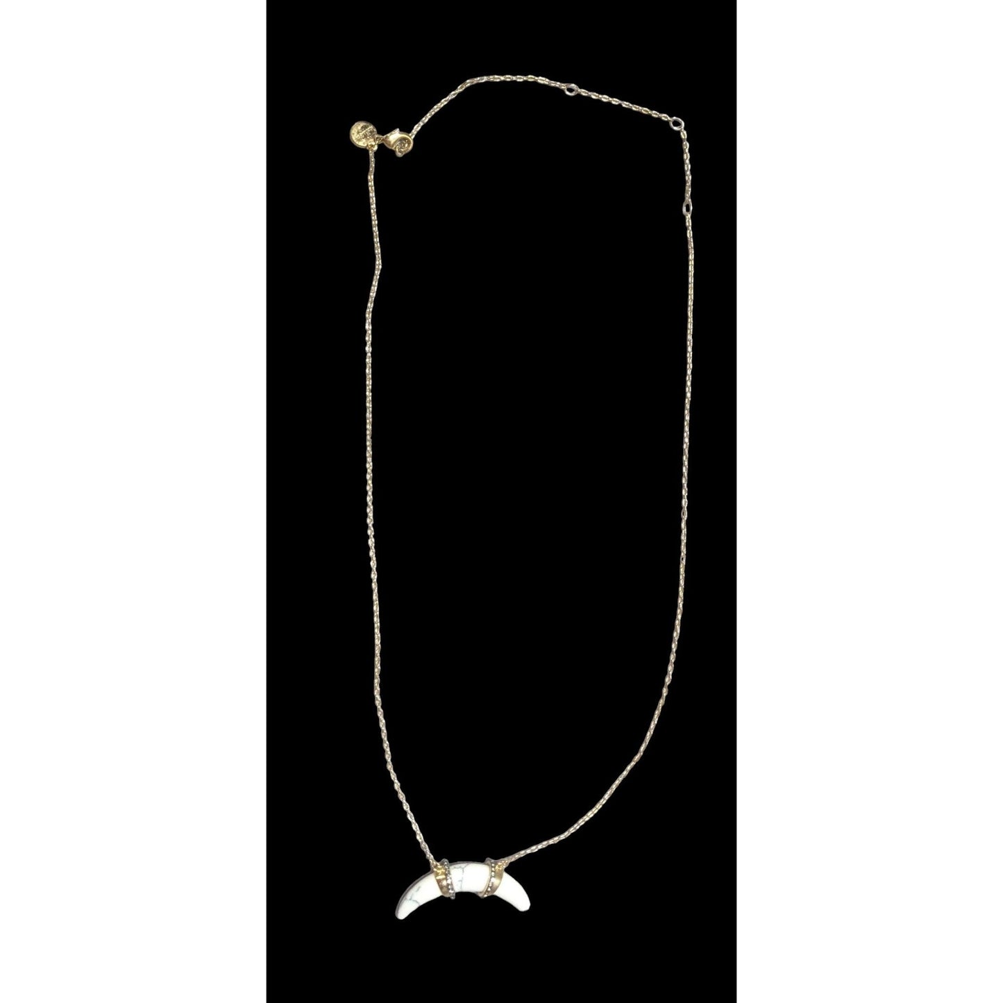 Stella & Dot Curved Horn Necklace