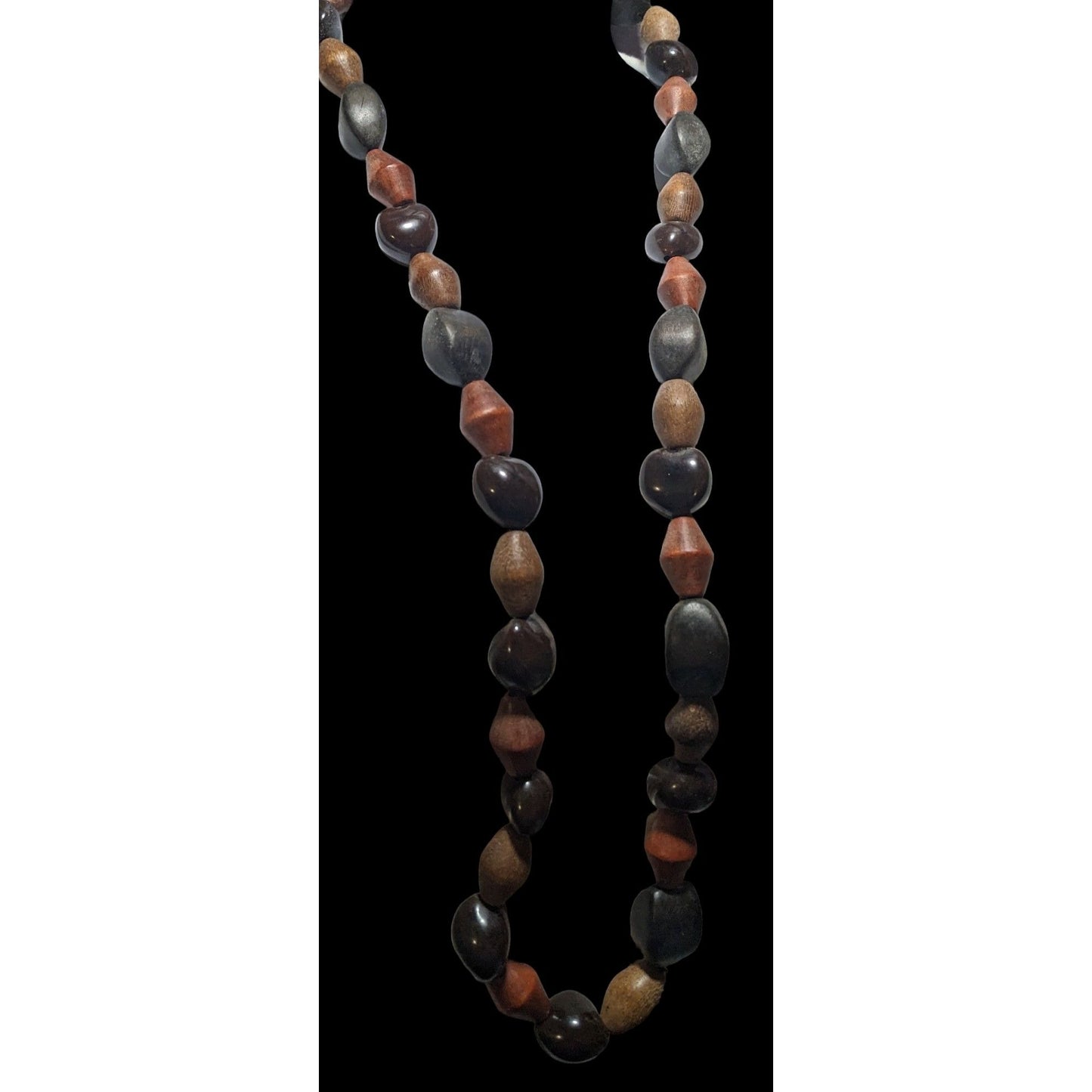 Chunky Wooden Beaded Necklace