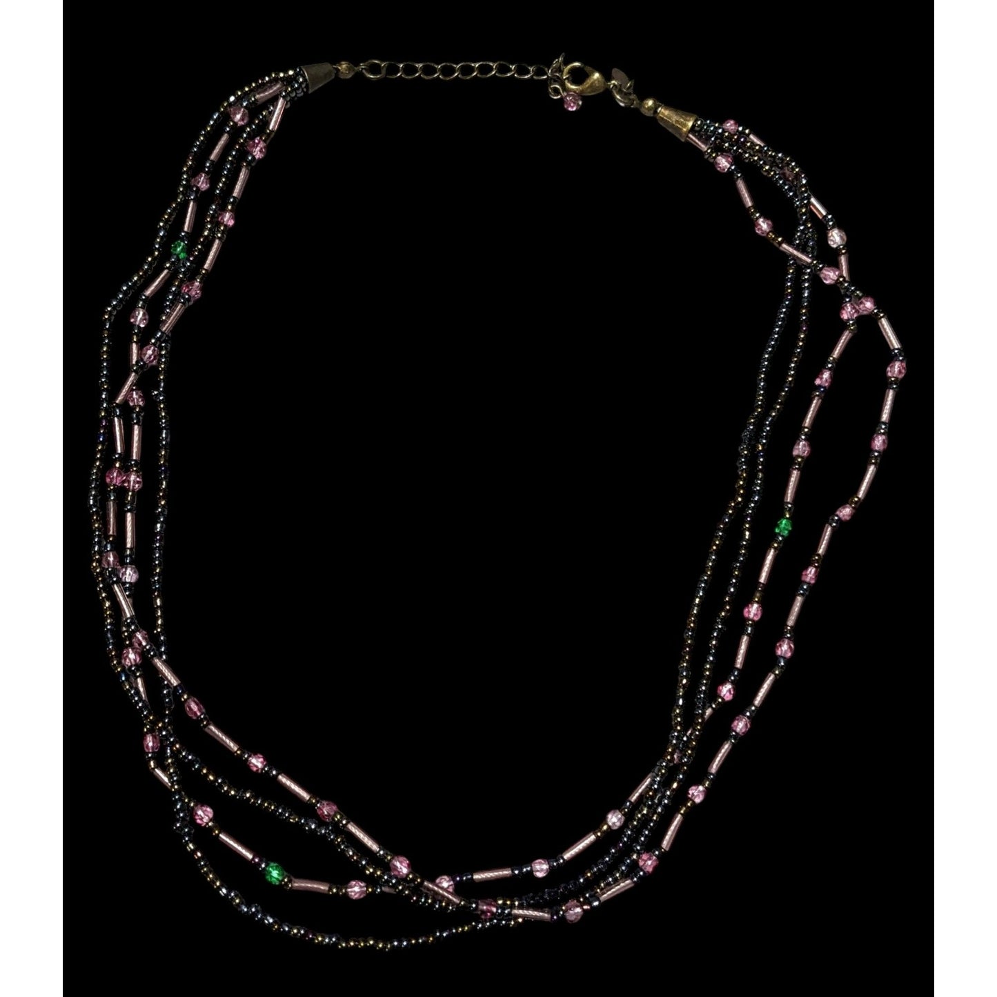 Whimsical Allegro Purple Beaded Premier Designs Necklace