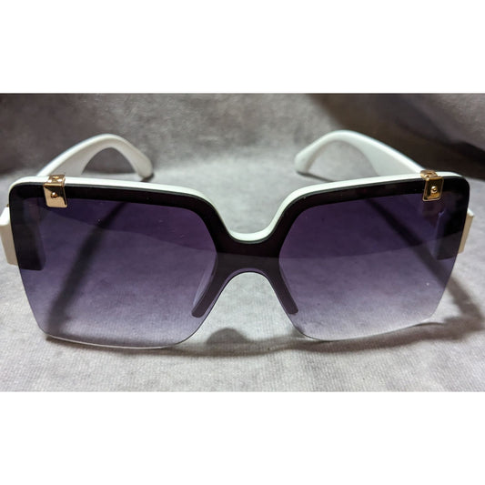 White And Purple Flip Up Sunglasses By NY Sunglasses