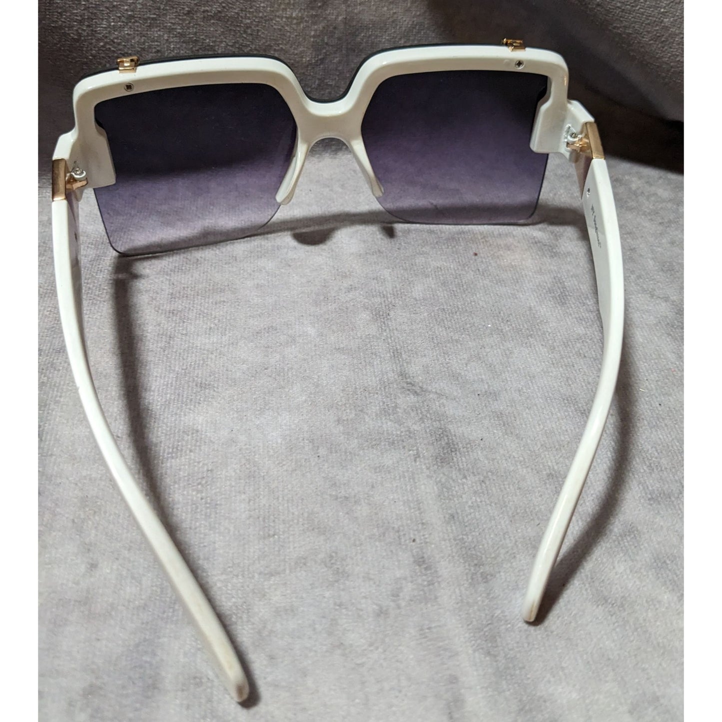 White And Purple Flip Up Sunglasses By NY Sunglasses