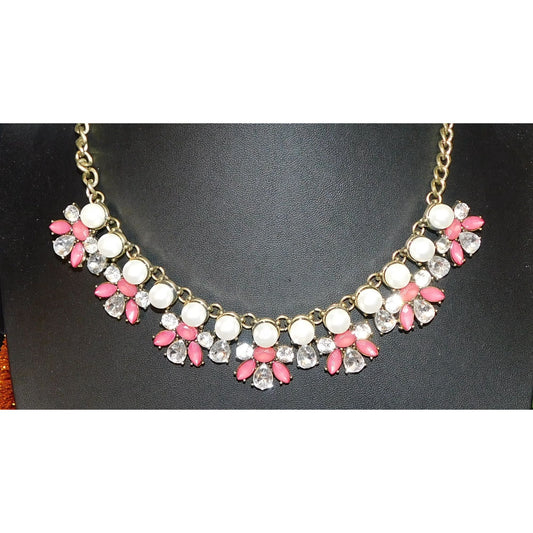 Downeast Basics Art Deco Floral Necklace