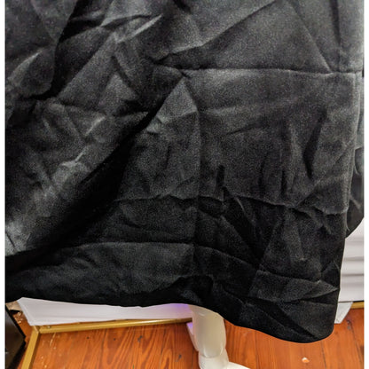 Handmade Gothic Knee Length Skirt With Floral Embroidered Waist