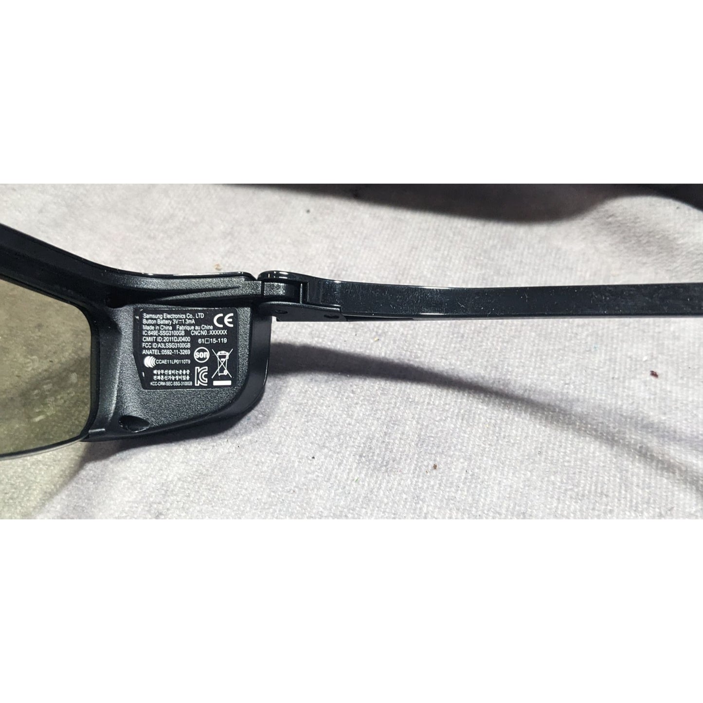 Samsung 3D Active Glasses Model SSG-3100GB Untested