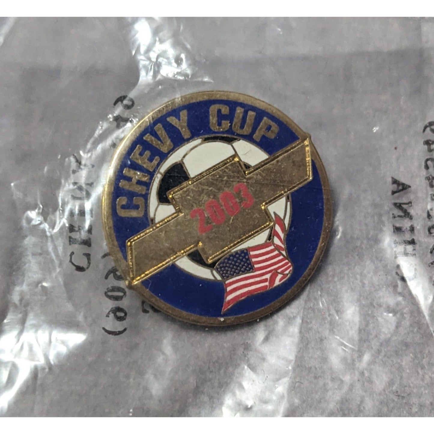 Vintage 2003 Collectible Chevy Soccer Cup Lapel Pin