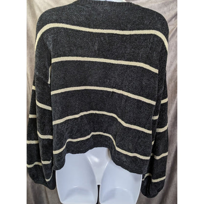 American Eagle Outfitters Striped Chenille Sweater