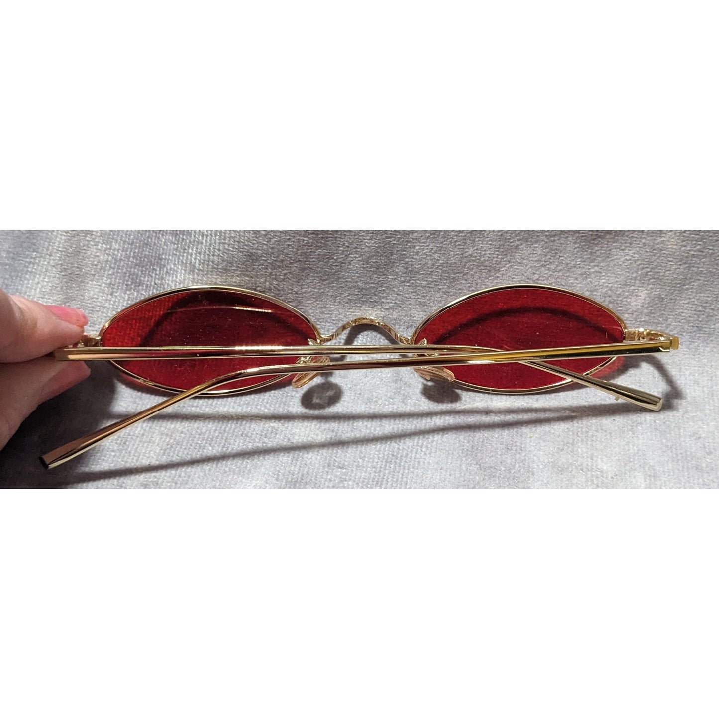 Retro Red Vampire Fashion Sunglasses