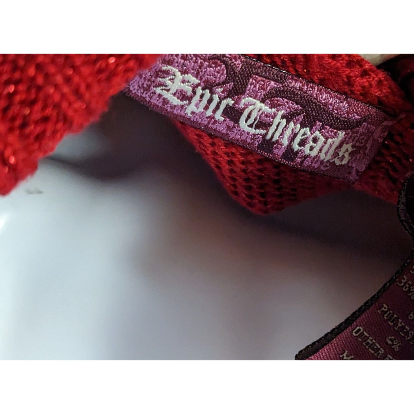 Epic Threads Red Sparkle Sweater Dress