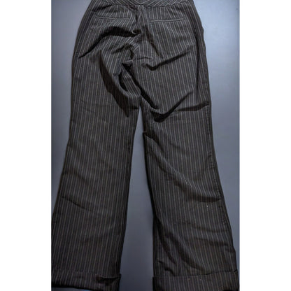 Old Navy Stretch Black Pin Stripe Dress Pants