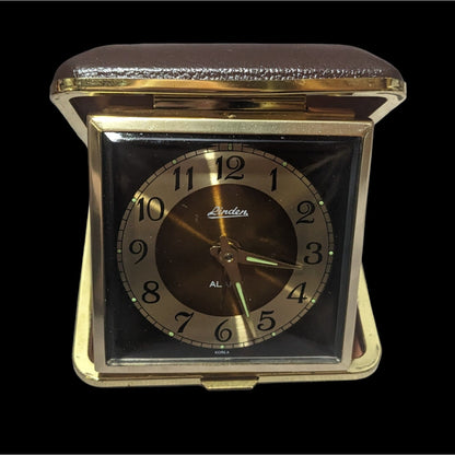 Vintage Linden Travel Alarm Clock
