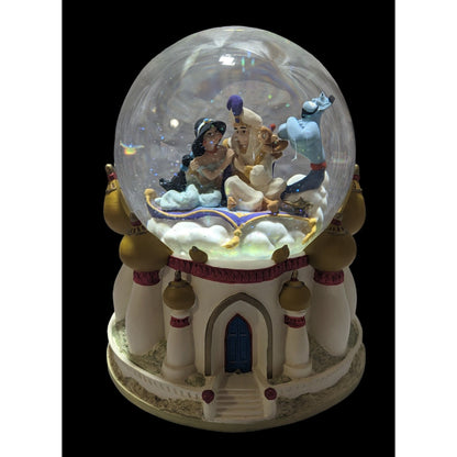 Vintage Aladdin Music Box Snow Globe