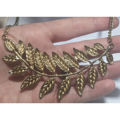 Etcetera Gold Leaf Necklace