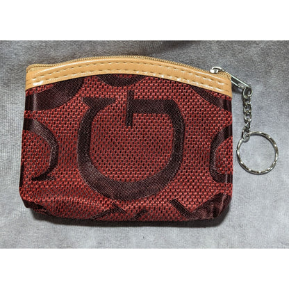 Guess Red Zipper Pouch