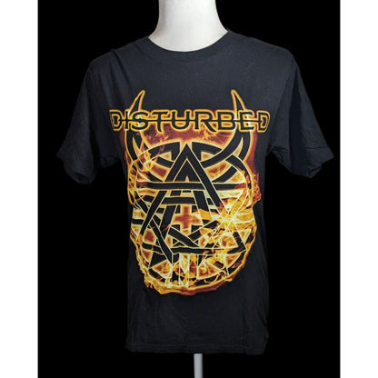 Disturbed Burning Belief Black T-Shirt With Graphic