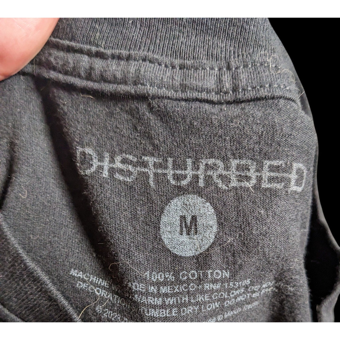 Disturbed Burning Belief Black T-Shirt With Graphic