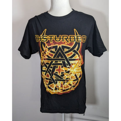 Disturbed Burning Belief Black T-Shirt With Graphic