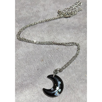 Gothic Witchy Moon Neckalce