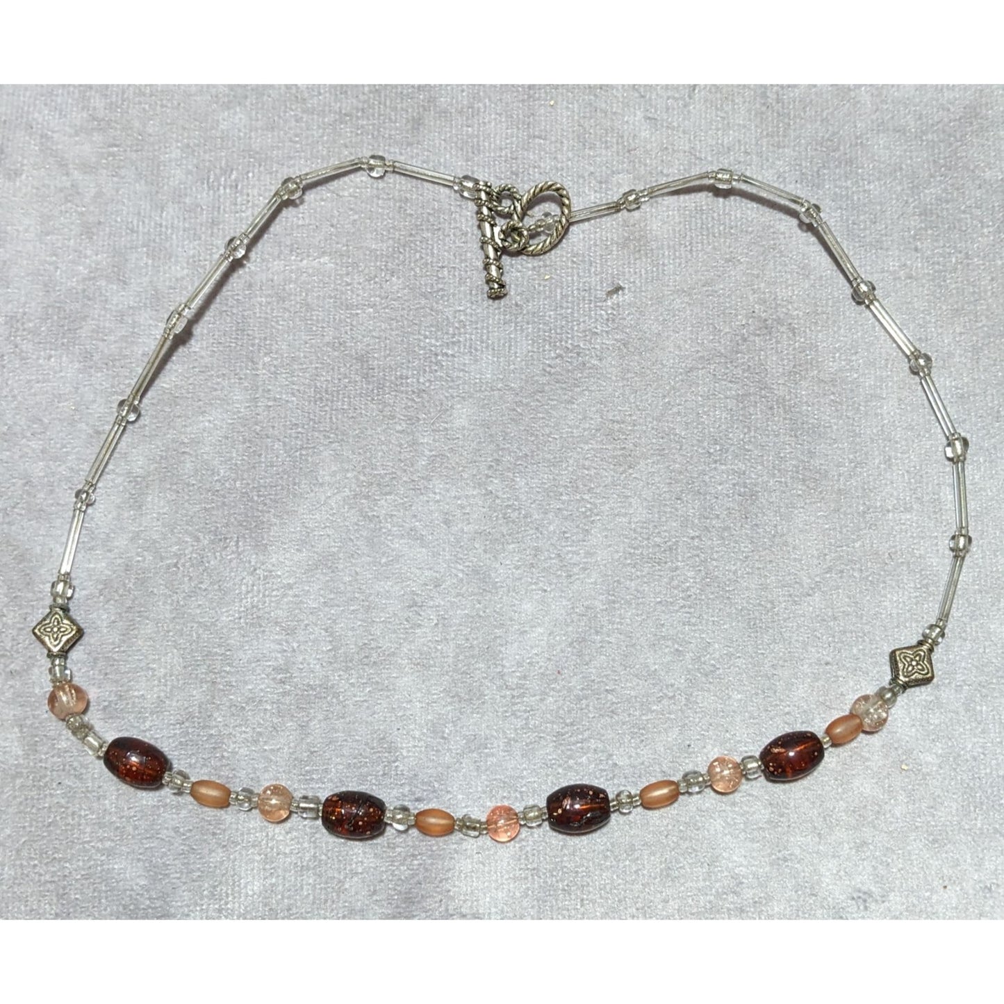 Casual Glass Beaded Necklace