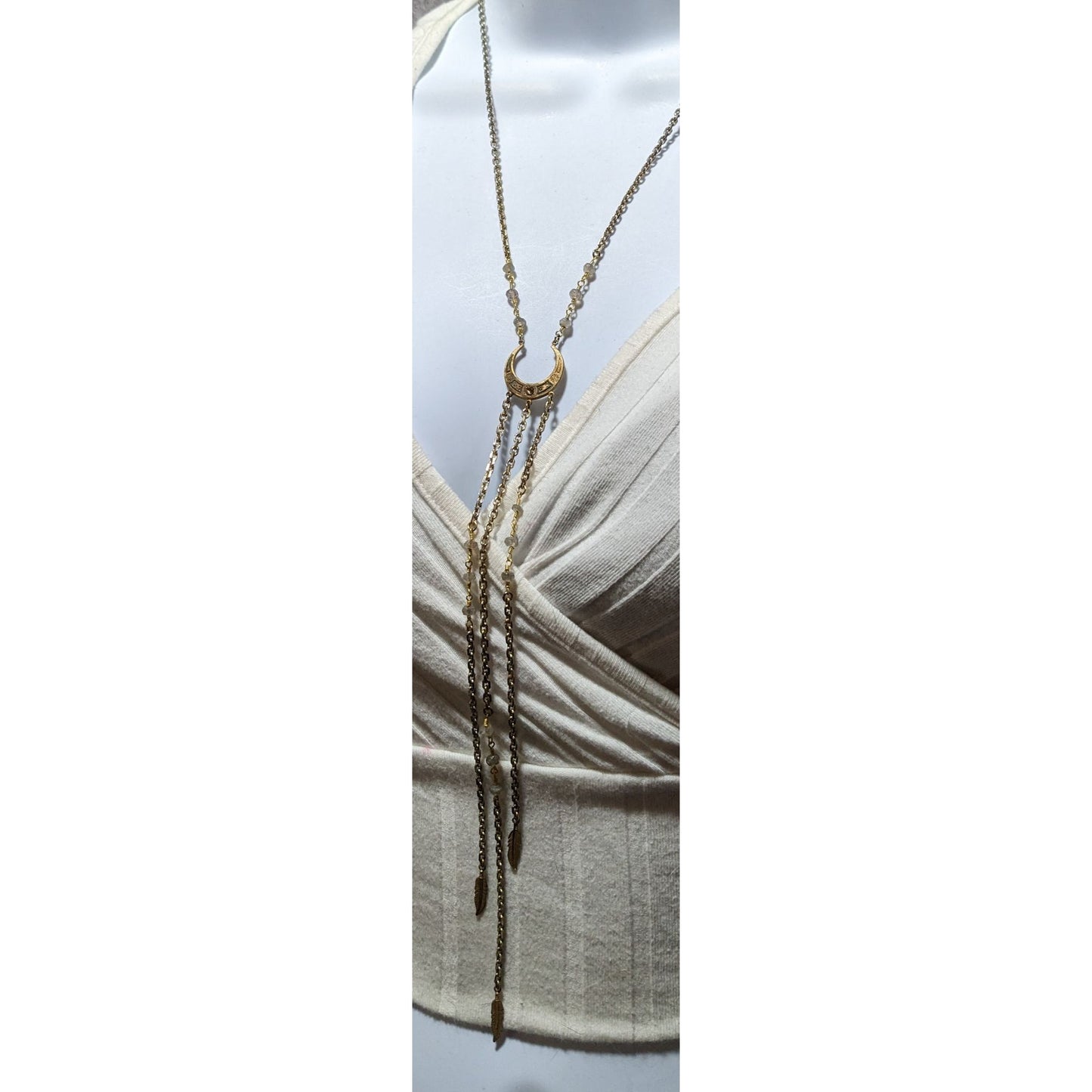 Witchy Moon Tassel Necklace