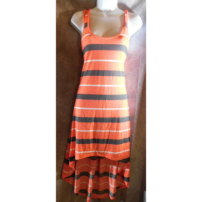 Ambiance Apparel High-Low Striped Dress