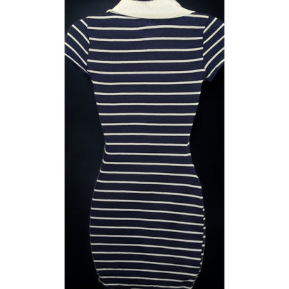 Forever 21 Striped Collared Shirt Dress