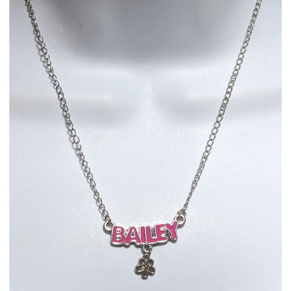 Bailey Flower Charm Necklace