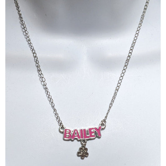 Bailey Flower Charm Necklace