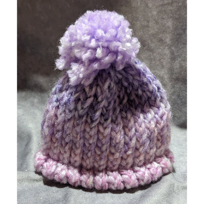 Handmade Pink/Purple Ombre Baby Hat