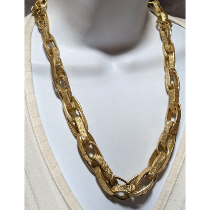 Chunky Gold Glam Chain Necklace