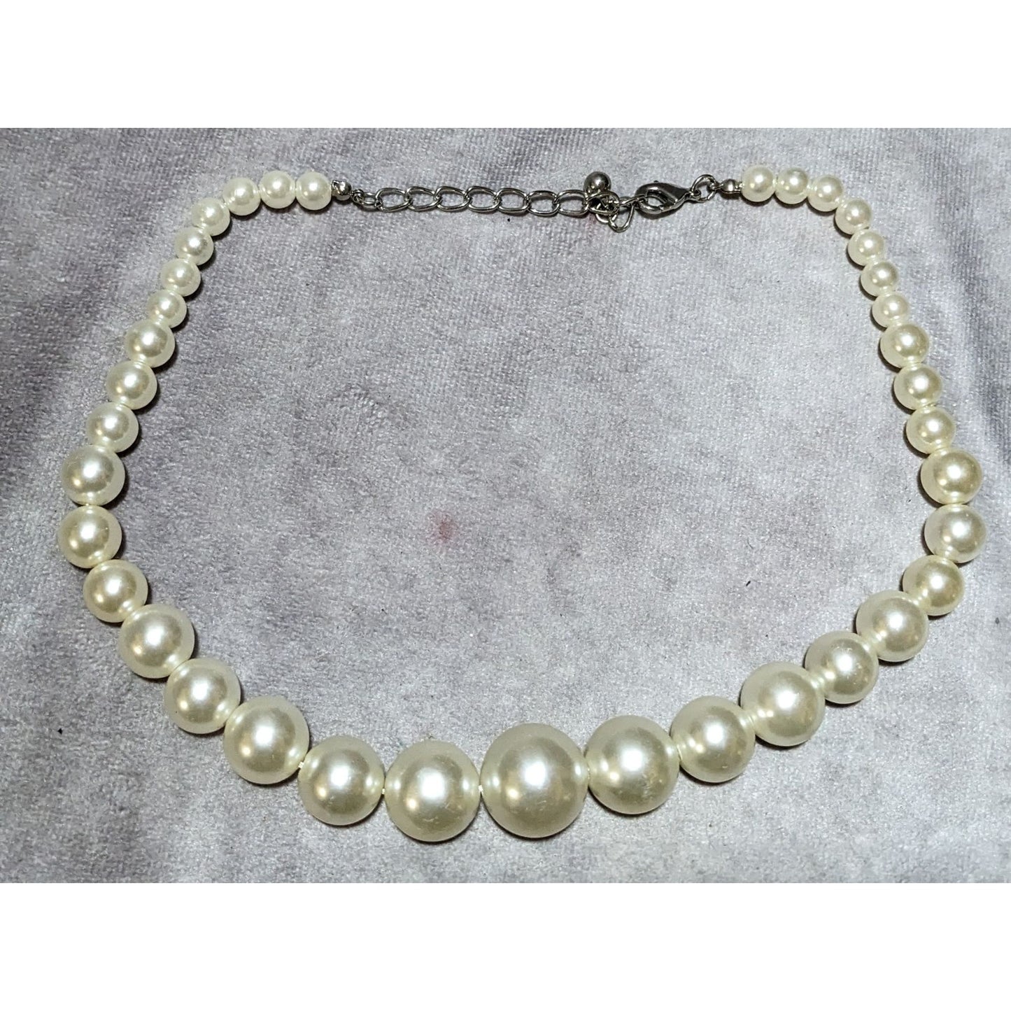 Elegant Glam Graduated Faux Pearl Necklace