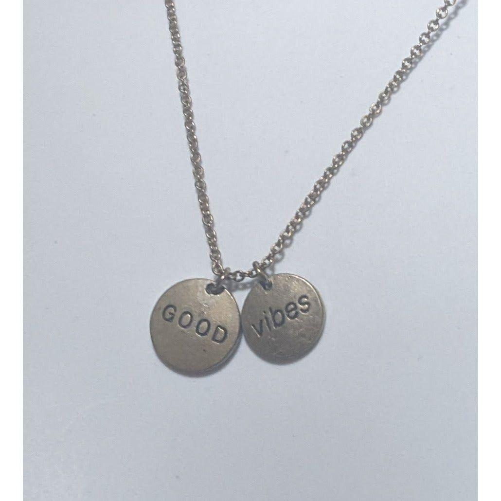 Charming Charlie Good Vibes Charm Necklace