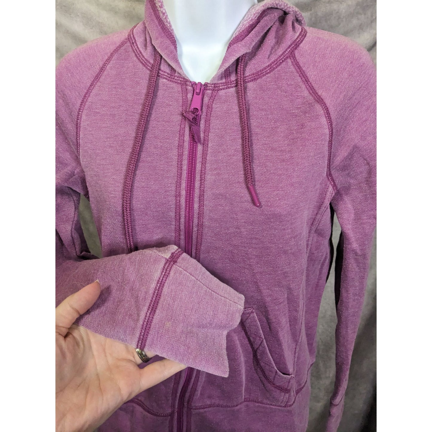 Eddie Bauer Purple Zip Hoodie