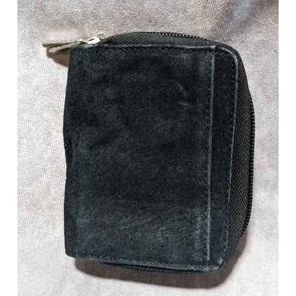 Riviera Leather Black Zip Wallet