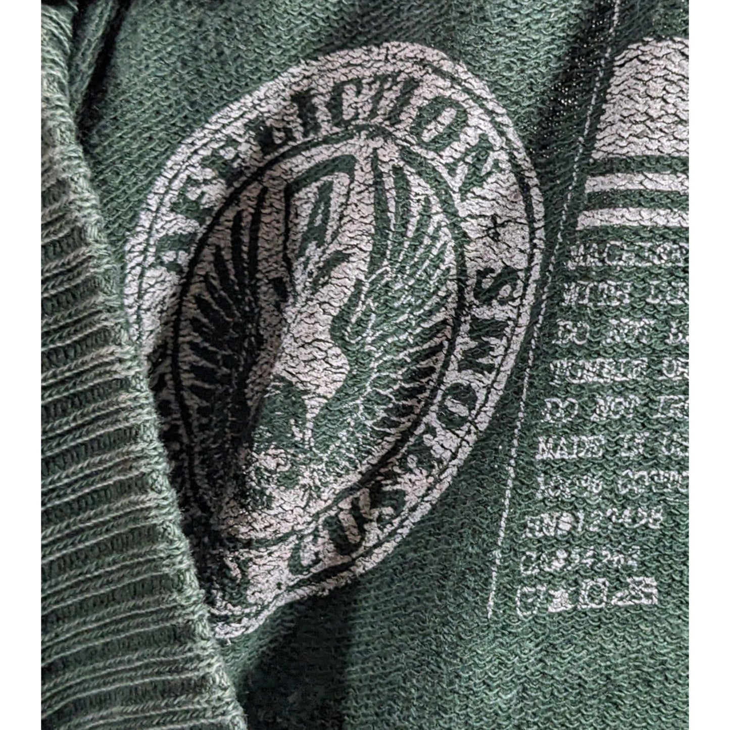 Affliction Gothic American Customs Motor Club Green Jacket