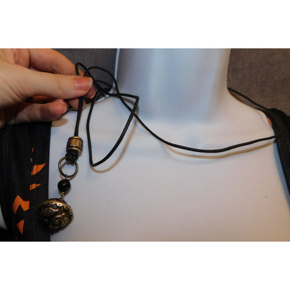 Oversized Brutalist Drop Pendant Necklace