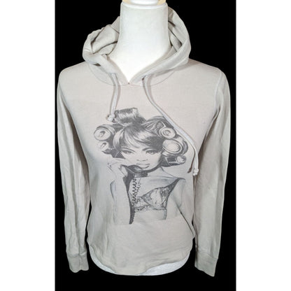 Art By Shonna Drew Light Grey Graphic Hoodie